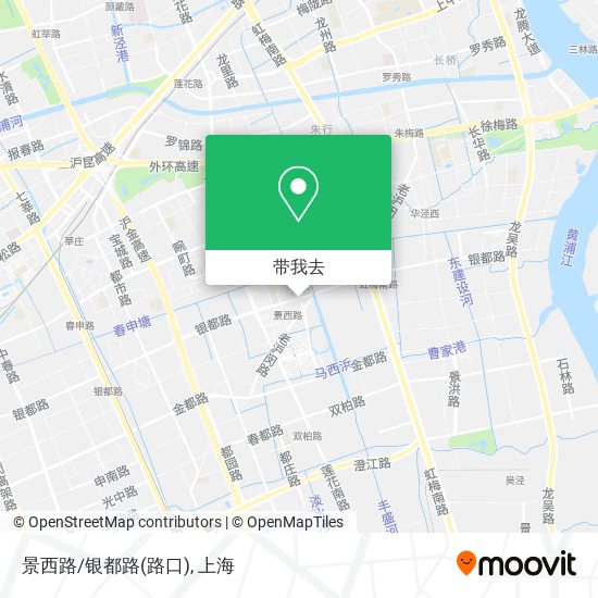 景西路/银都路(路口)地图