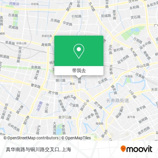 真华南路与铜川路交叉口地图