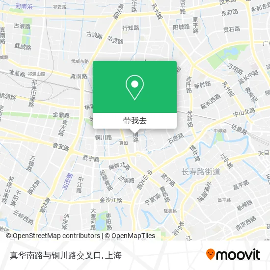 真华南路与铜川路交叉口地图