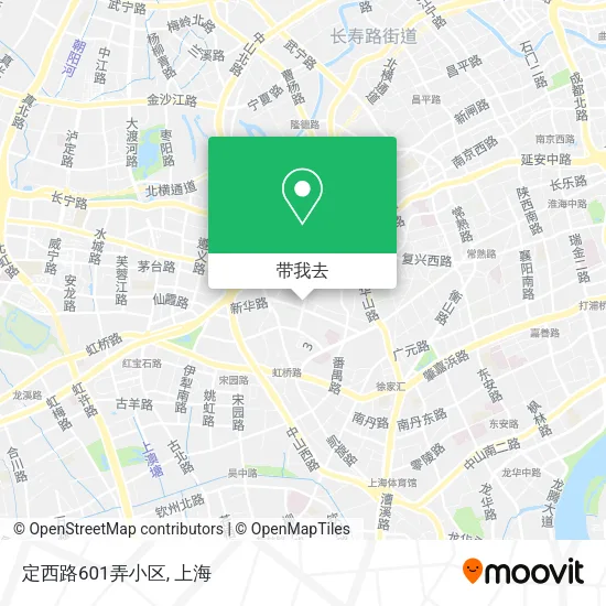 定西路601弄小区地图