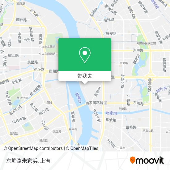 东塘路朱家浜地图