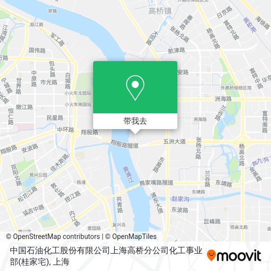 中国石油化工股份有限公司上海高桥分公司化工事业部(桂家宅)地图