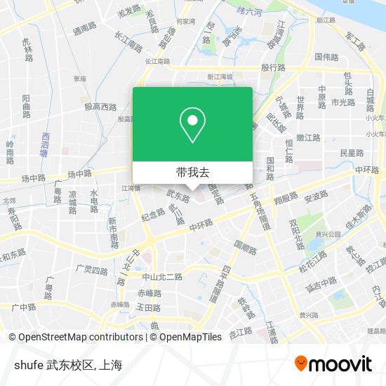 shufe 武东校区地图