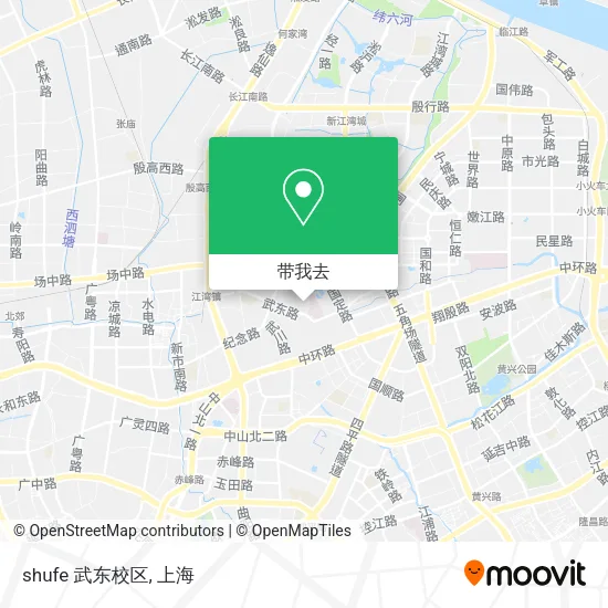 shufe 武东校区地图