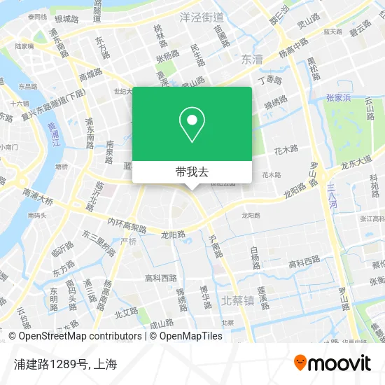 浦建路1289号地图
