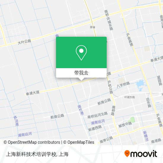 上海新科技术培训学校地图
