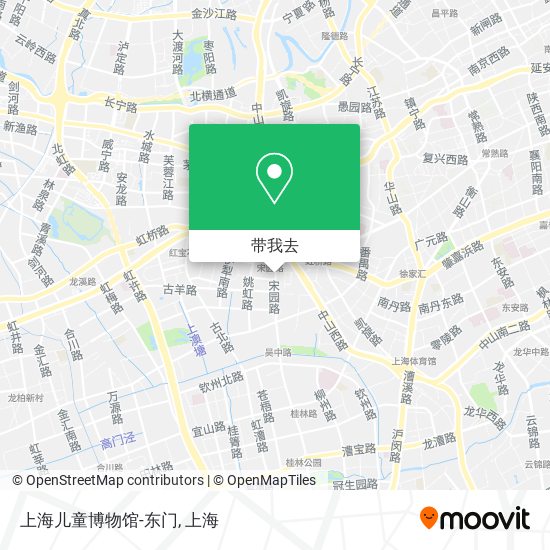 上海儿童博物馆-东门地图