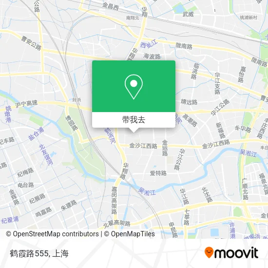 鹤霞路555地图