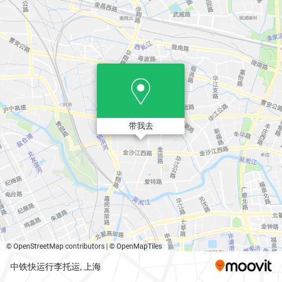 中铁快运行李托运地图