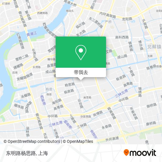 东明路杨思路地图
