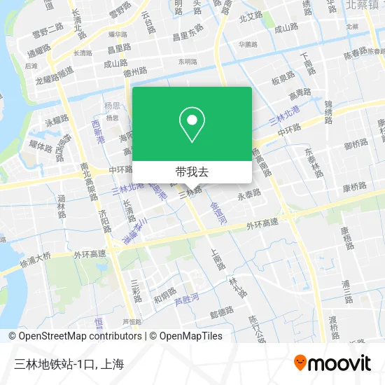 三林地铁站-1口地图