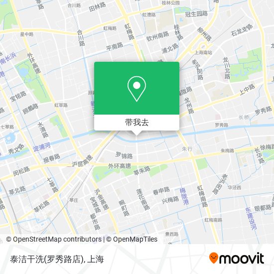 泰洁干洗(罗秀路店)地图