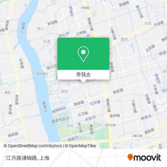 江月路浦锦路地图