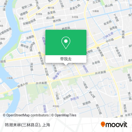 韩潮来林(三林路店)地图
