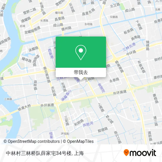 中林村三林桥队薛家宅34号楼地图