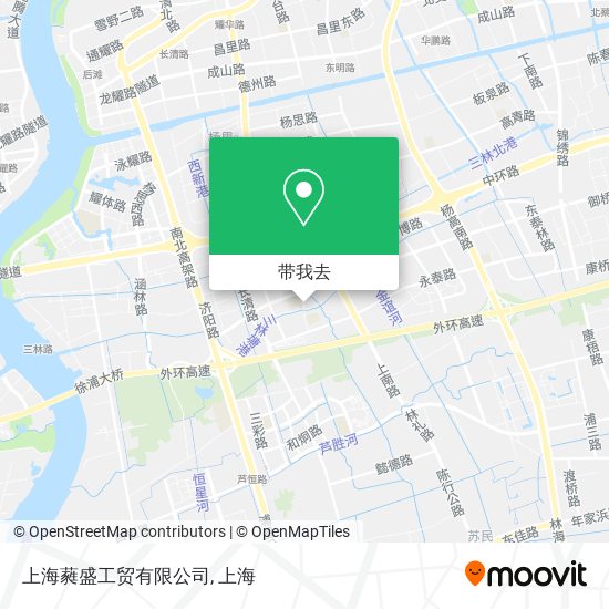 上海蕤盛工贸有限公司地图