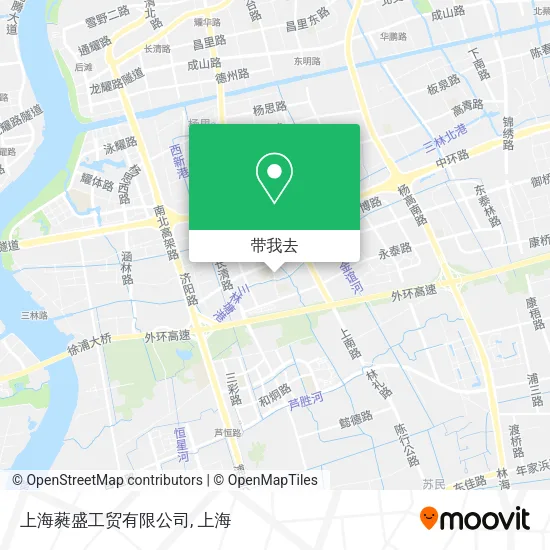 上海蕤盛工贸有限公司地图