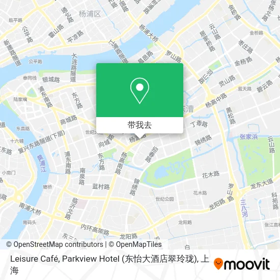 Leisure Café, Parkview Hotel (东怡大酒店翠玲珑)地图