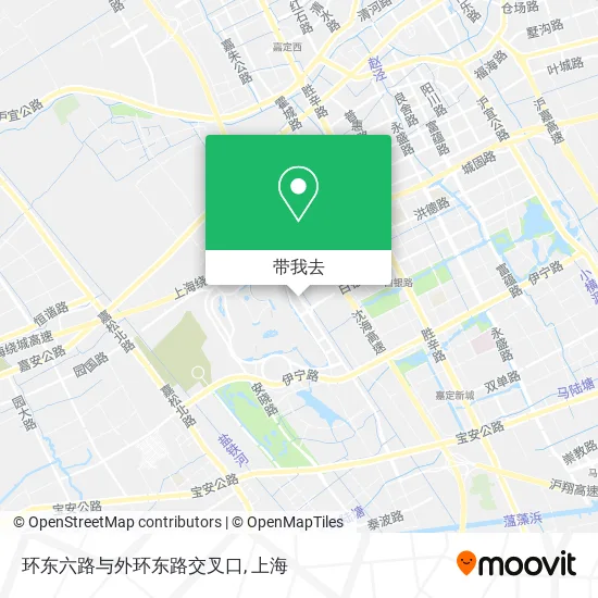 环东六路与外环东路交叉口地图