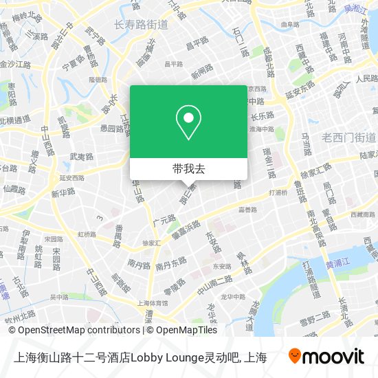 上海衡山路十二号酒店Lobby Lounge灵动吧地图