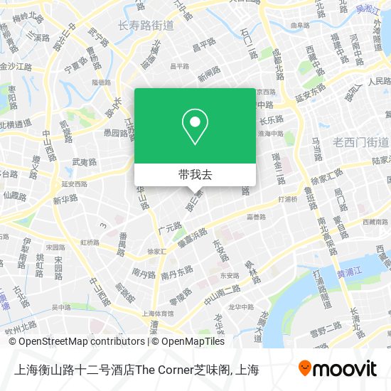 上海衡山路十二号酒店The Corner芝味阁地图