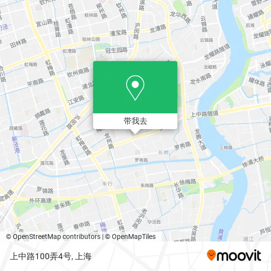 上中路100弄4号地图