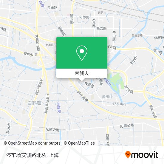 停车场安诚路北桥地图