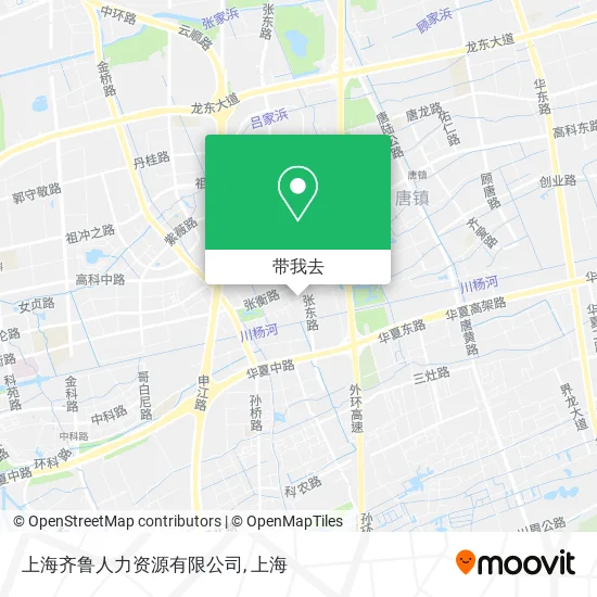 上海齐鲁人力资源有限公司地图