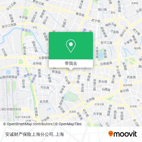安诚财产保险上海分公司地图