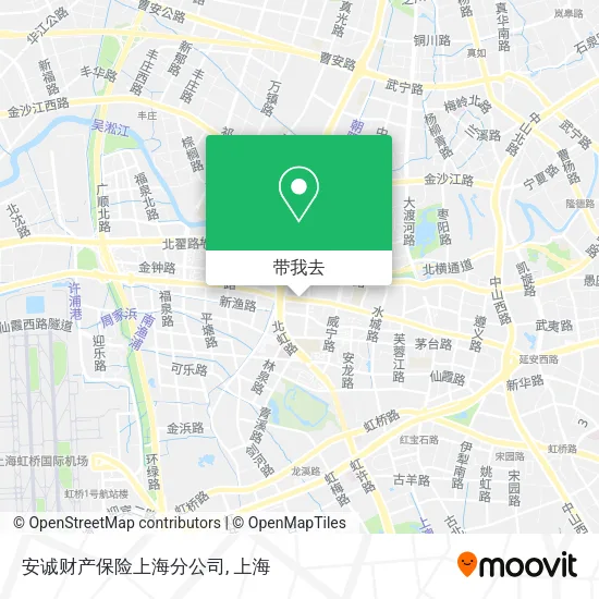 安诚财产保险上海分公司地图