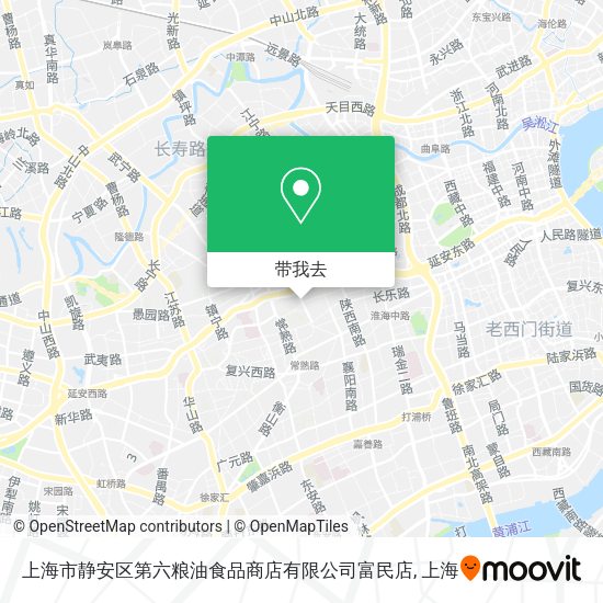 上海市静安区第六粮油食品商店有限公司富民店地图