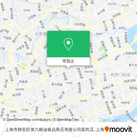上海市静安区第六粮油食品商店有限公司富民店地图