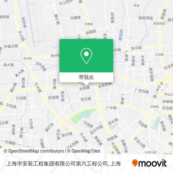 上海市安装工程集团有限公司第六工程公司地图