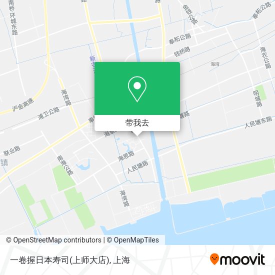 一卷握日本寿司(上师大店)地图