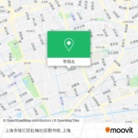 上海市徐汇区虹梅社区图书馆地图
