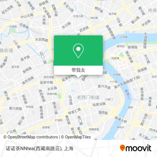 诺诺茶NNtea(西藏南路店)地图
