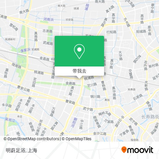 明蔚足浴地图