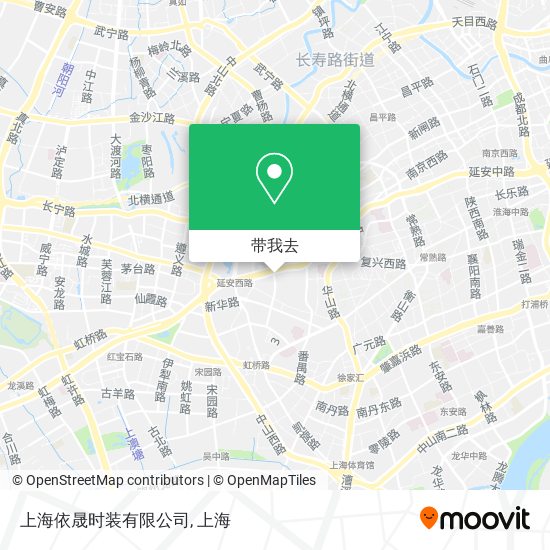 上海依晟时装有限公司地图