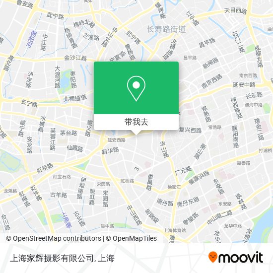 上海家辉摄影有限公司地图