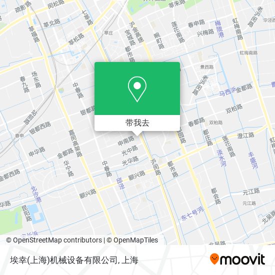 埃幸(上海)机械设备有限公司地图