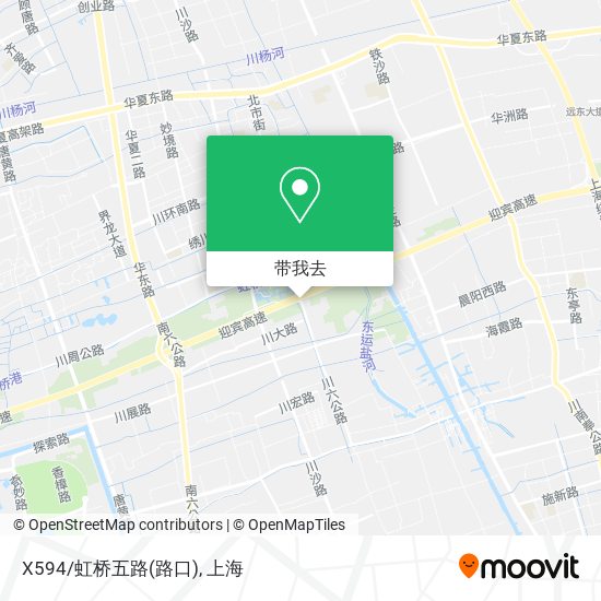 X594/虹桥五路(路口)地图