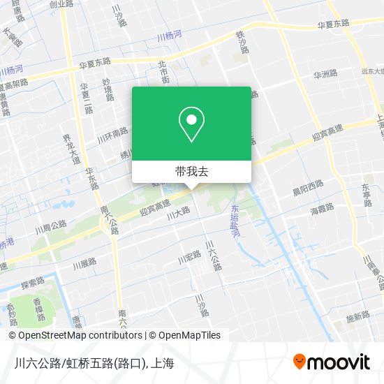 川六公路/虹桥五路(路口)地图