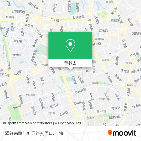 翠钰南路与虹五路交叉口地图