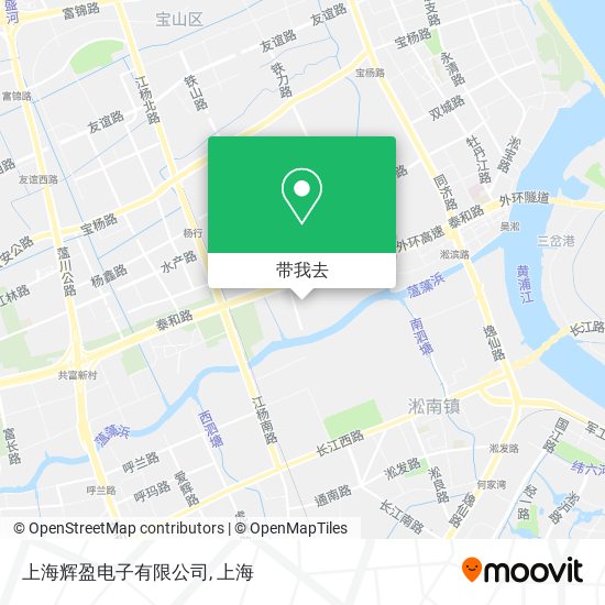 上海辉盈电子有限公司地图