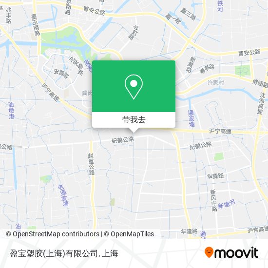 盈宝塑胶(上海)有限公司地图