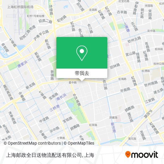 上海邮政全日送物流配送有限公司地图