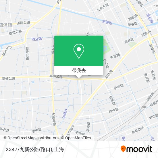 X347/九新公路(路口)地图