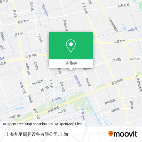 上海九星厨具设备有限公司地图