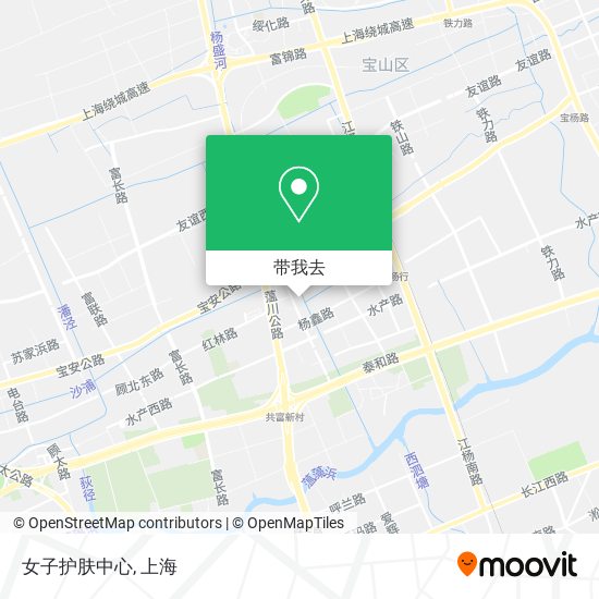 女子护肤中心地图
