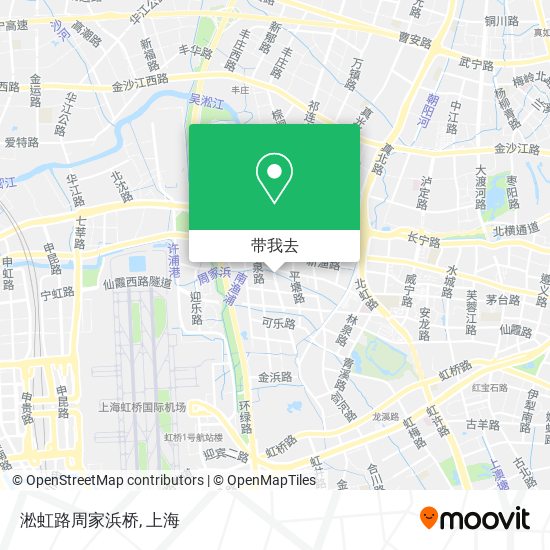淞虹路周家浜桥地图